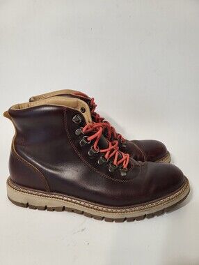 Timberland Mens Britton Hill Alpine Hiker Boots Shoes Leather Size 8